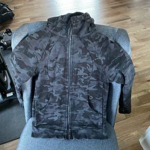 Lululemon camo hoodie size 10